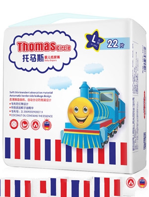 托馬斯小包紙尿褲XL18片