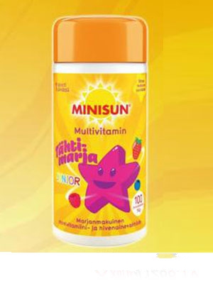 Minisun�S����D3����ͯ�����ͣ�С�����Ͳ�ݮ��ζ