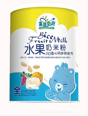 金頂貝貝核桃山楂水果奶米粉