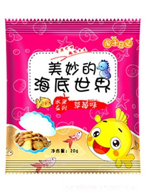 淘子日記海洋餅干牛奶草莓