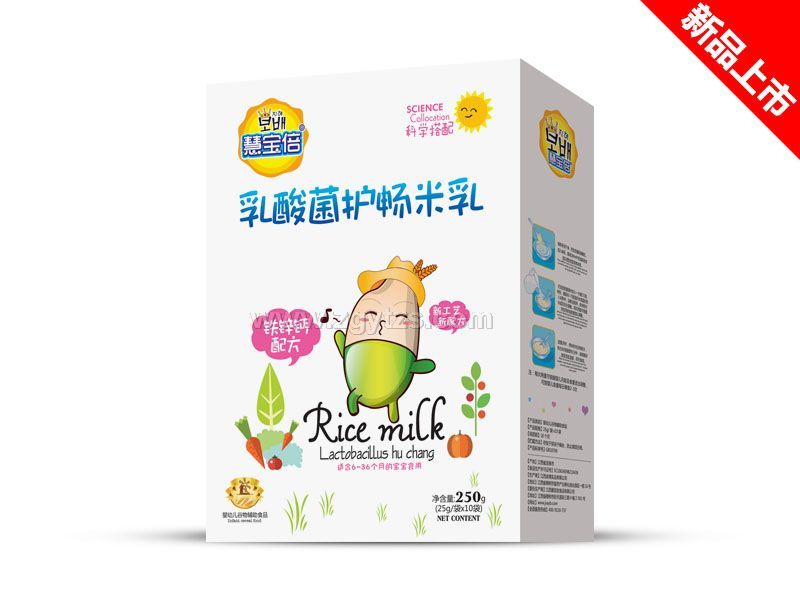 乳酸菌護(hù)暢米乳盒裝-鐵鋅鈣