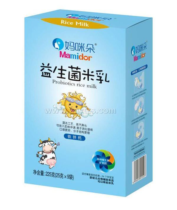 媽咪朵益生菌米乳-鐵鋅鈣配方盒裝