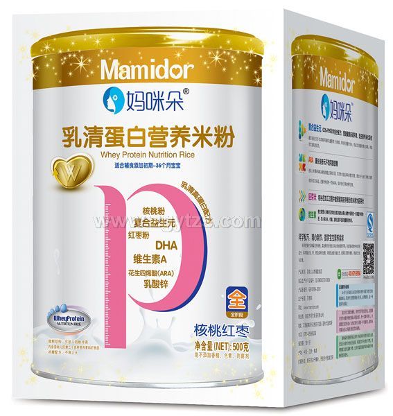 媽咪朵核桃紅棗乳清蛋白營養米粉盒裝