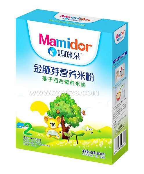 媽咪朵金胚芽蓮子百合營養米粉(盒裝)