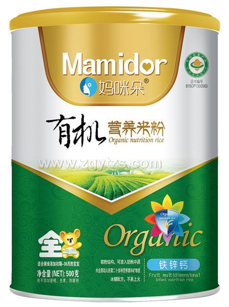 媽咪朵鐵鋅鈣有機營養米粉