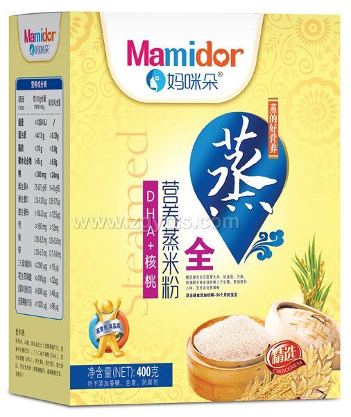 媽咪朵DHA核桃營養(yǎng)蒸米粉