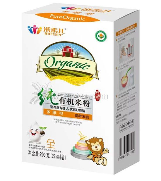 米素兒純有機多維型米粉盒裝