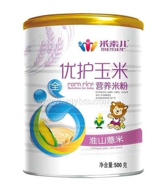 米素兒淮山薏米優護玉米營養米粉聽裝