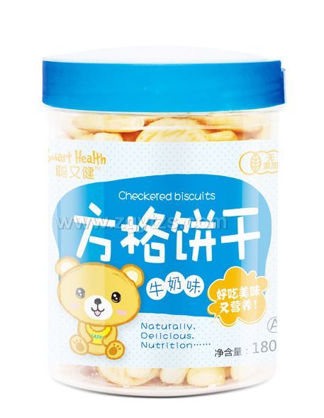 聰又健方格餅干(牛奶味)