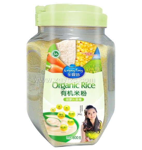 樂嬰坊有機米粉胡蘿卜多維800克