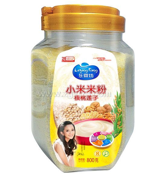 樂嬰坊小米米粉核桃蓮子800克