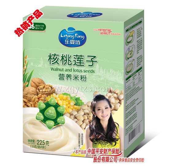 樂嬰坊營養米粉核桃蓮子
