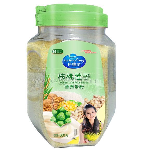 樂嬰坊營養米粉核桃蓮子800克