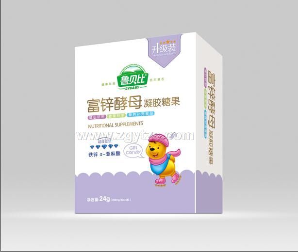 富鋅酵母凝膠糖果