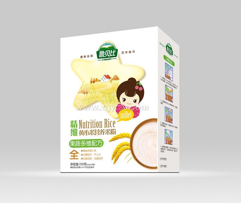 精細黃小米營養米果蔬多維配方盒裝