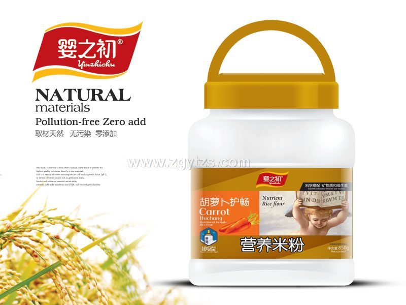 850g營(yíng)養(yǎng)米粉桶裝-胡蘿卜護(hù)暢