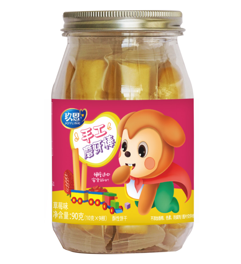 玖恩手工磨牙棒草莓味