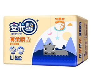 安卡馨薄柔瞬潔紙尿褲小包L32+2