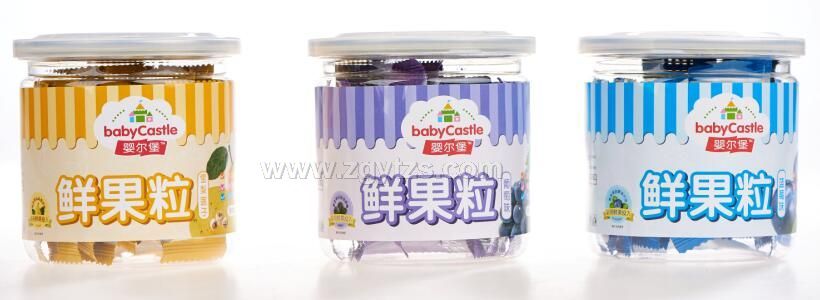 嬰爾堡鮮果粒-雪梨蓮子、葡萄味、藍莓味 小零食輔食