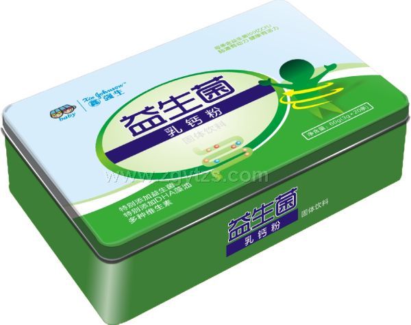 鑫強(qiáng)生-益生菌乳鈣粉-鐵盒