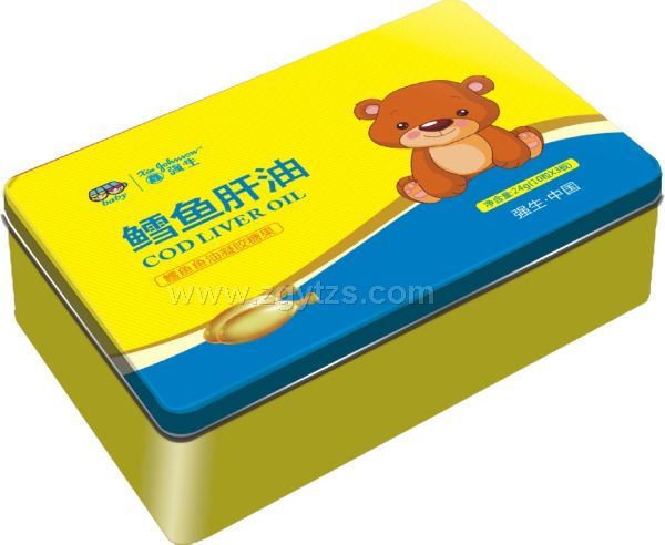 鑫強(qiáng)生-鱈魚肝油凝膠糖果-鐵盒
