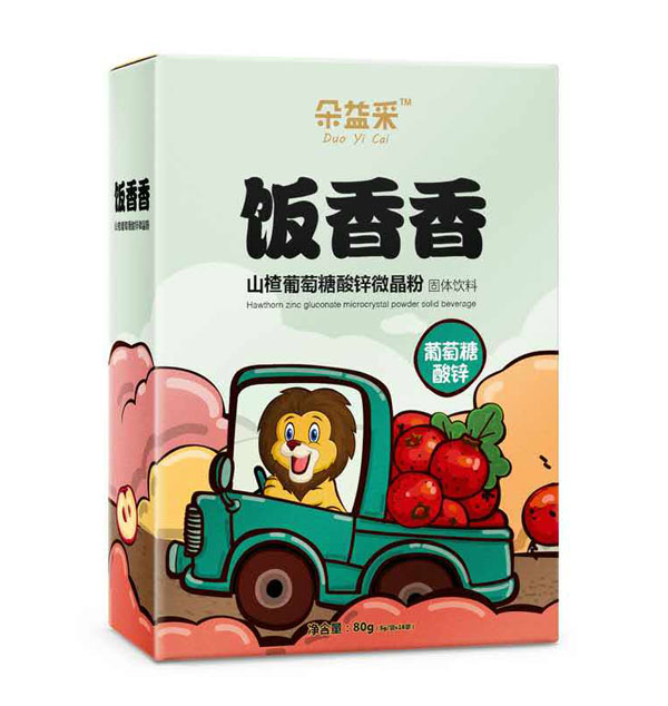 朵益采飯香香山楂葡萄糖酸鋅微晶粉