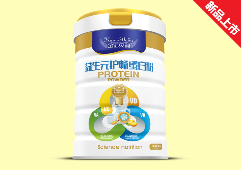 金諾貝嬰新蛋白粉圓聽-益生元護(hù)暢