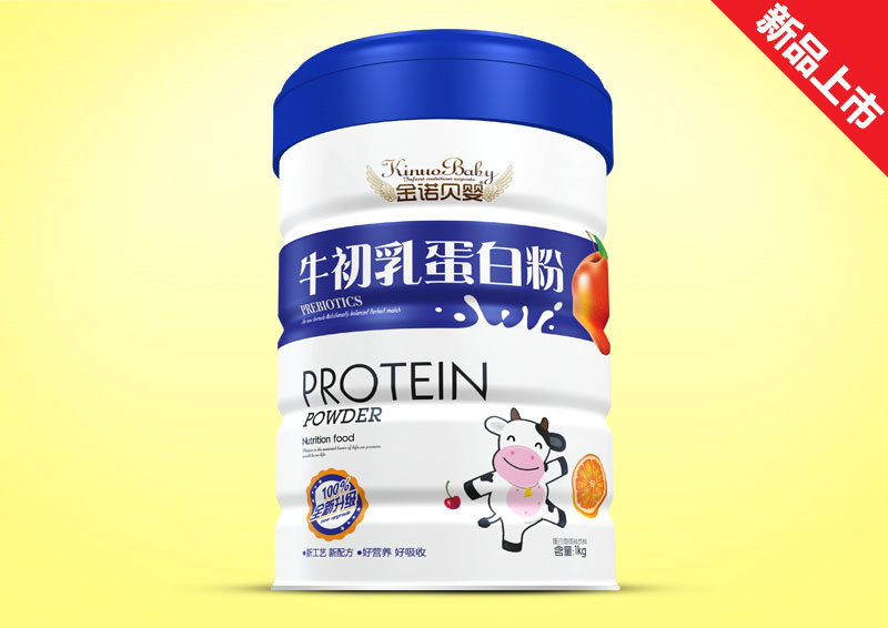 金諾貝嬰蛋白粉鐵聽-牛初乳