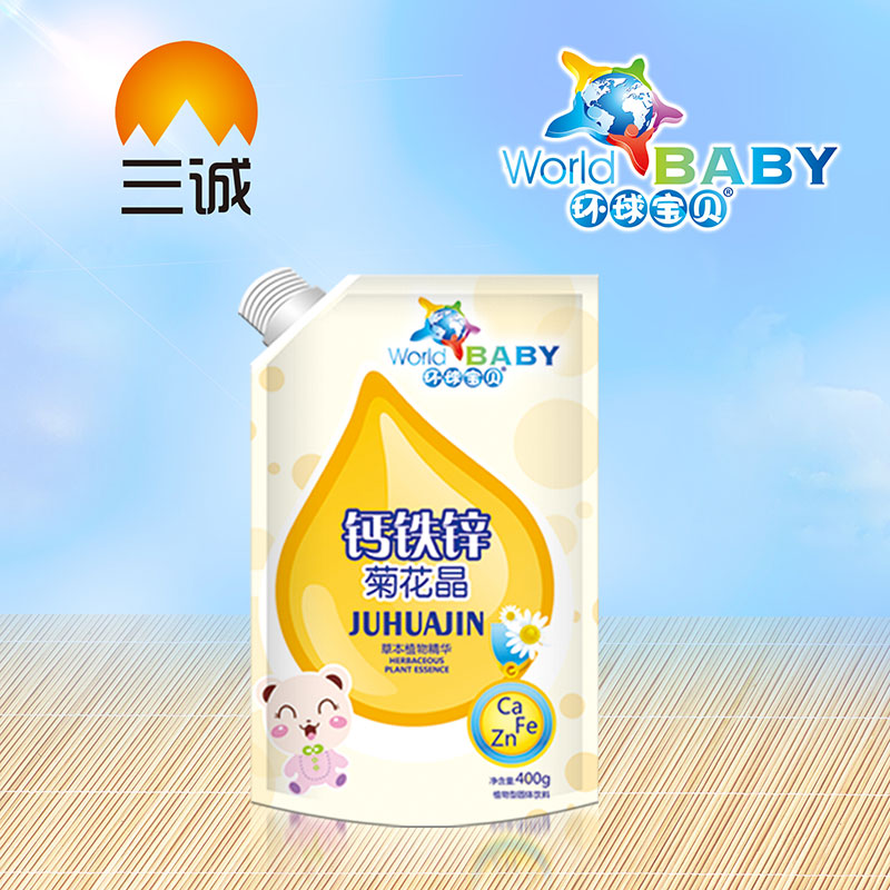 環(huán)球?qū)氊愨}鐵鋅菊花晶袋裝