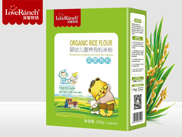 嬰幼兒營養(yǎng)有機米粉盒裝