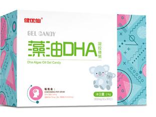 健優(yōu)仙藻油DHA凝膠糖果橫盒