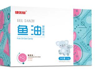 健優仙魚油凝膠糖果橫盒