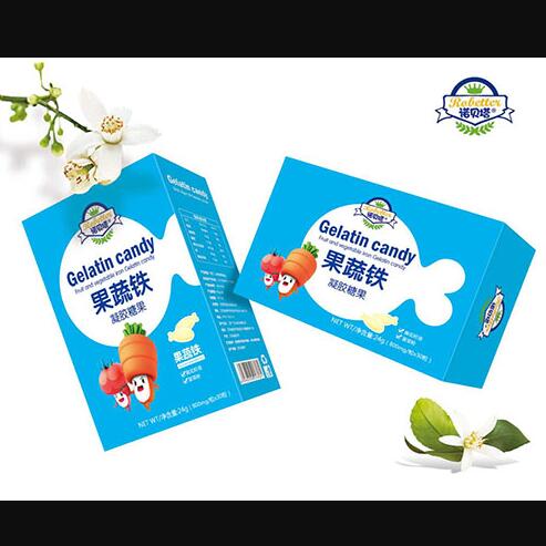 諾貝塔果蔬鐵凝膠糖果