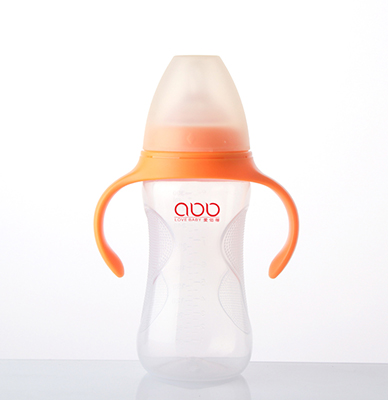 愛佰蓓奶瓶PP300橙色
