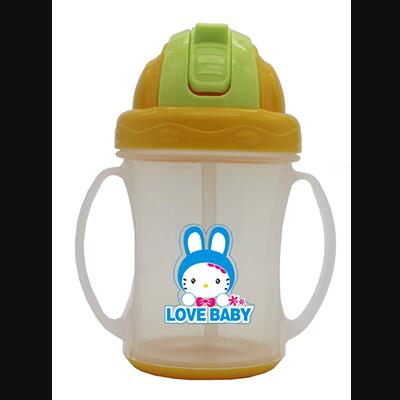 愛佰蓓壓蓋水杯橙色