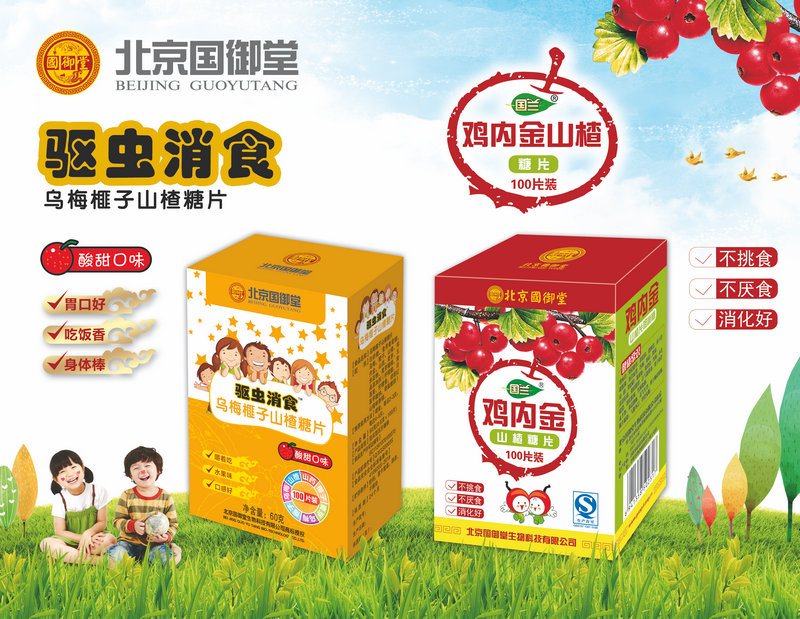 雞內金山楂100片圖片