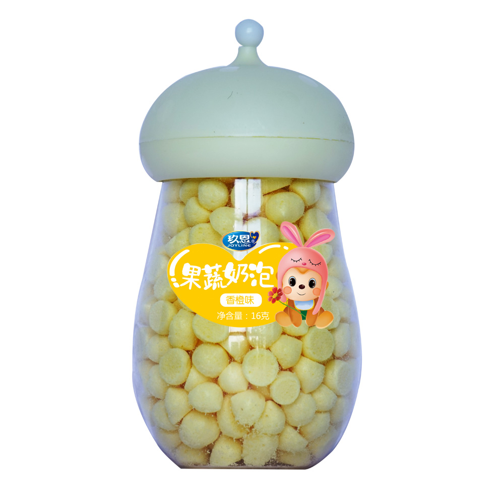 玖恩果蔬奶泡香橙味