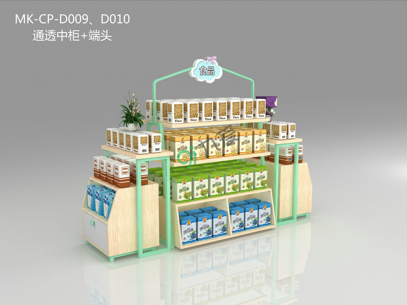 九愛道具馬卡龍系列MK-CP-D009、D010 通透中柜+端頭