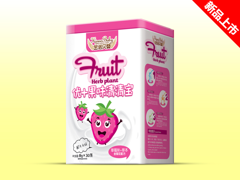金諾貝嬰優果味清清寶草莓味