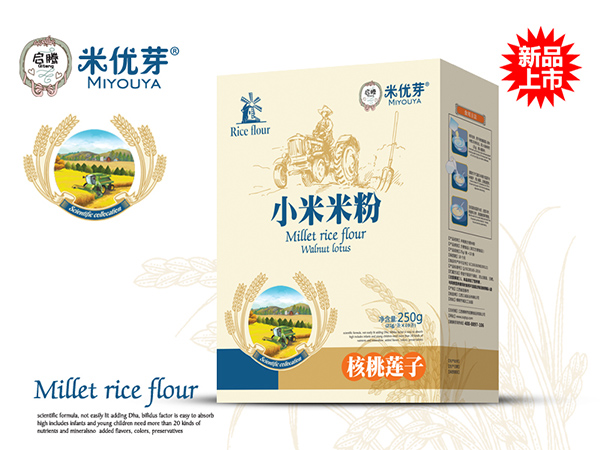 啟騰核桃蓮子小米米粉盒裝