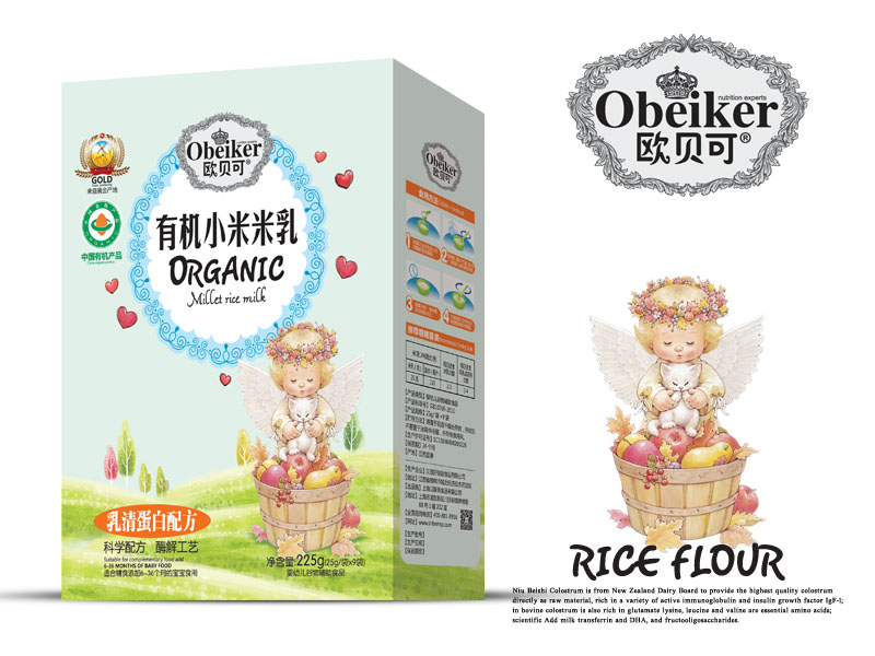 歐貝可有機小米米乳乳清蛋白配方盒裝