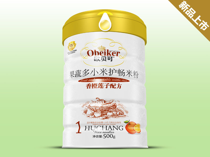 歐貝可果蔬多小米護暢米粉香橙蓮子配方