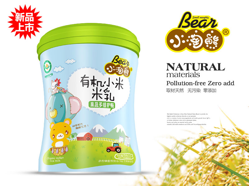 果蔬多維護暢有機小米米乳