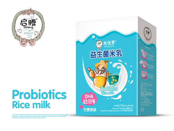 啟騰益生菌護暢益生菌米乳盒裝