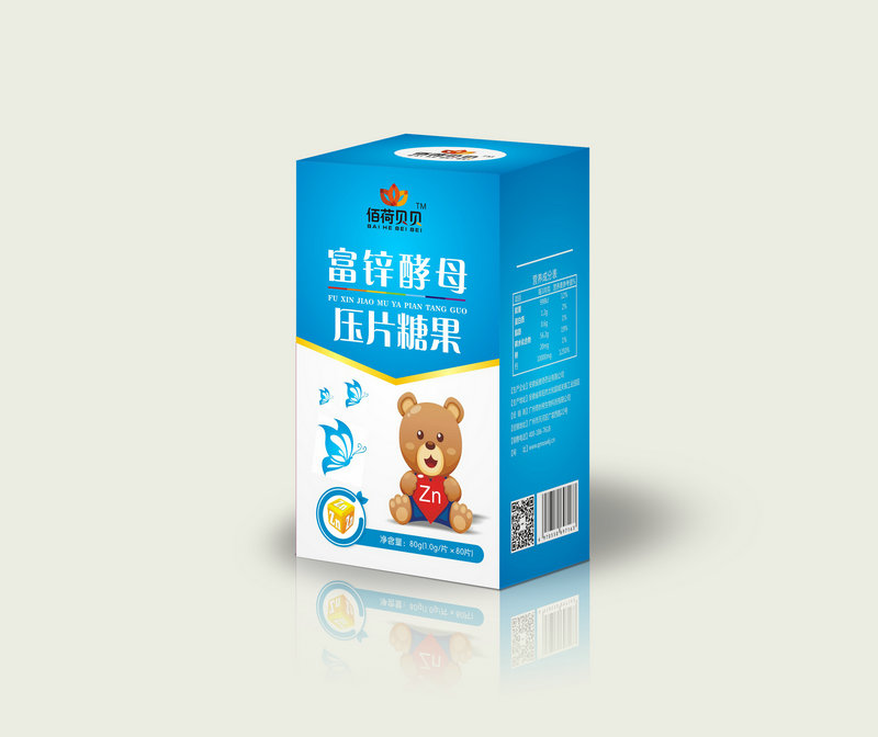 佰荷貝貝富鋅酵母壓片糖果