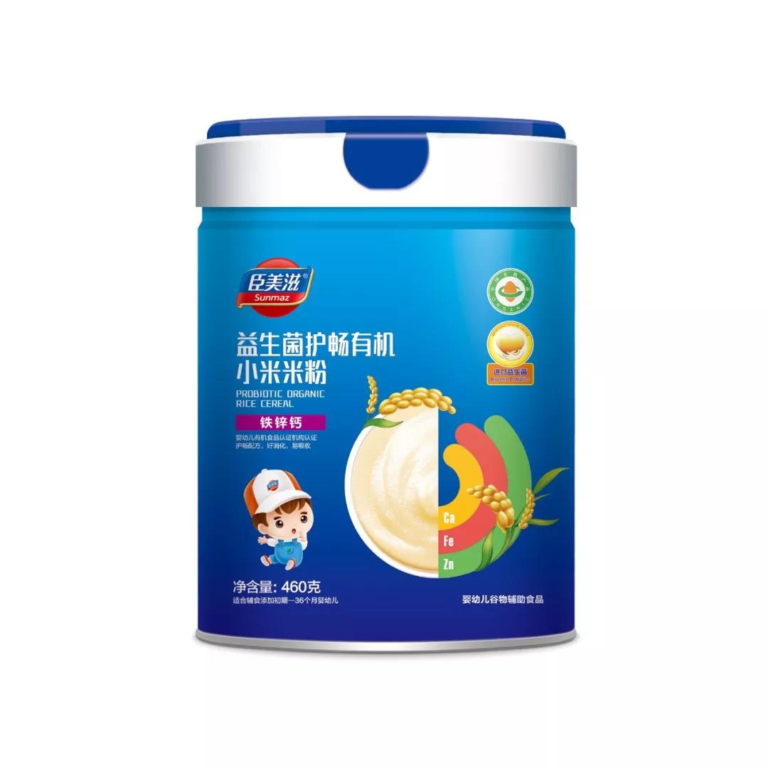 臣美滋益生菌護暢有機小米米粉系列鐵鋅鈣