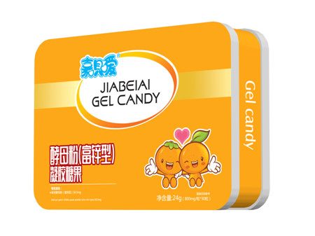 嘉貝愛酵母粉鋅型凝膠糖果長方鐵