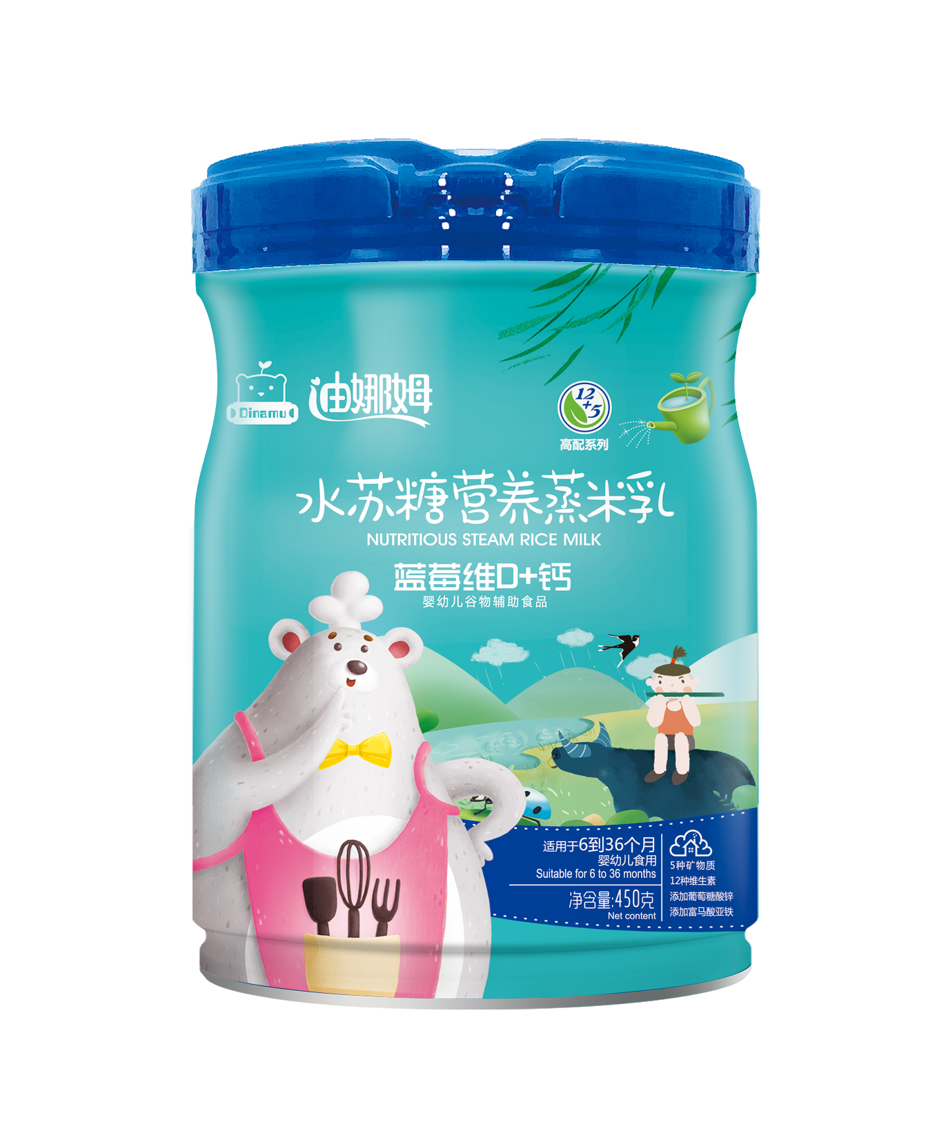 迪娜姆水蘇糖營養(yǎng)米乳-維D+鈣