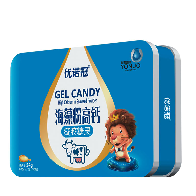 優諾冠海藻粉高鈣凝膠糖果