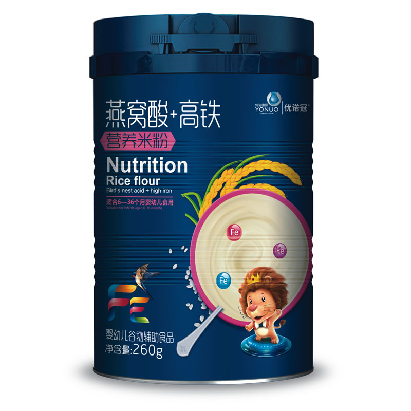 優(yōu)諾冠燕窩酸高鐵營(yíng)養(yǎng)米粉